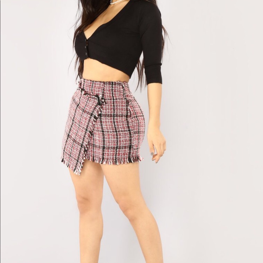 Fashion Nova School Girl Vibes Skirt NWT